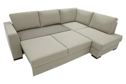 Narożnik rozkładany beżowy SHERY B prawy