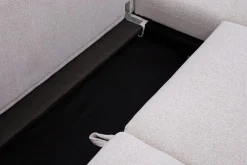 Narożnik rozkładany boucle beżowy ZURICH lewy