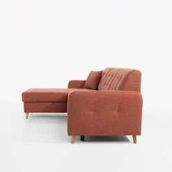 Narożnik rozkładany brzoskwiniowy VOLARE