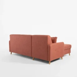 Narożnik rozkładany brzoskwiniowy VOLARE