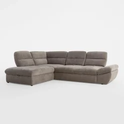 Narożnik rozkładany brązowy GALLANO L lewy