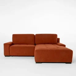 Narożnik rozkładany ceglasty COMODO prawy