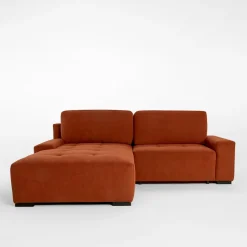 Narożnik rozkładany ceglasty COMODO lewy