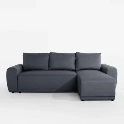 Narożnik rozkładany ciemnoszary CARLOS