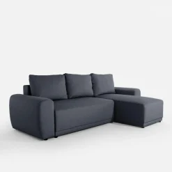 Narożnik rozkładany ciemnoszary CARLOS