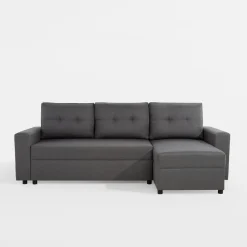 Narożnik rozkładany ciemnoszary ROBIN