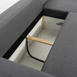 Narożnik rozkładany ciemnoszary ROBIN