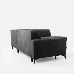 Narożnik rozkładany ciemnoszary STORN prawy