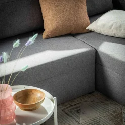 Narożnik rozkładany ciemnoszary FARO NEW