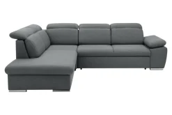 Narożnik rozkładany ciemnoszary ALDO lewy