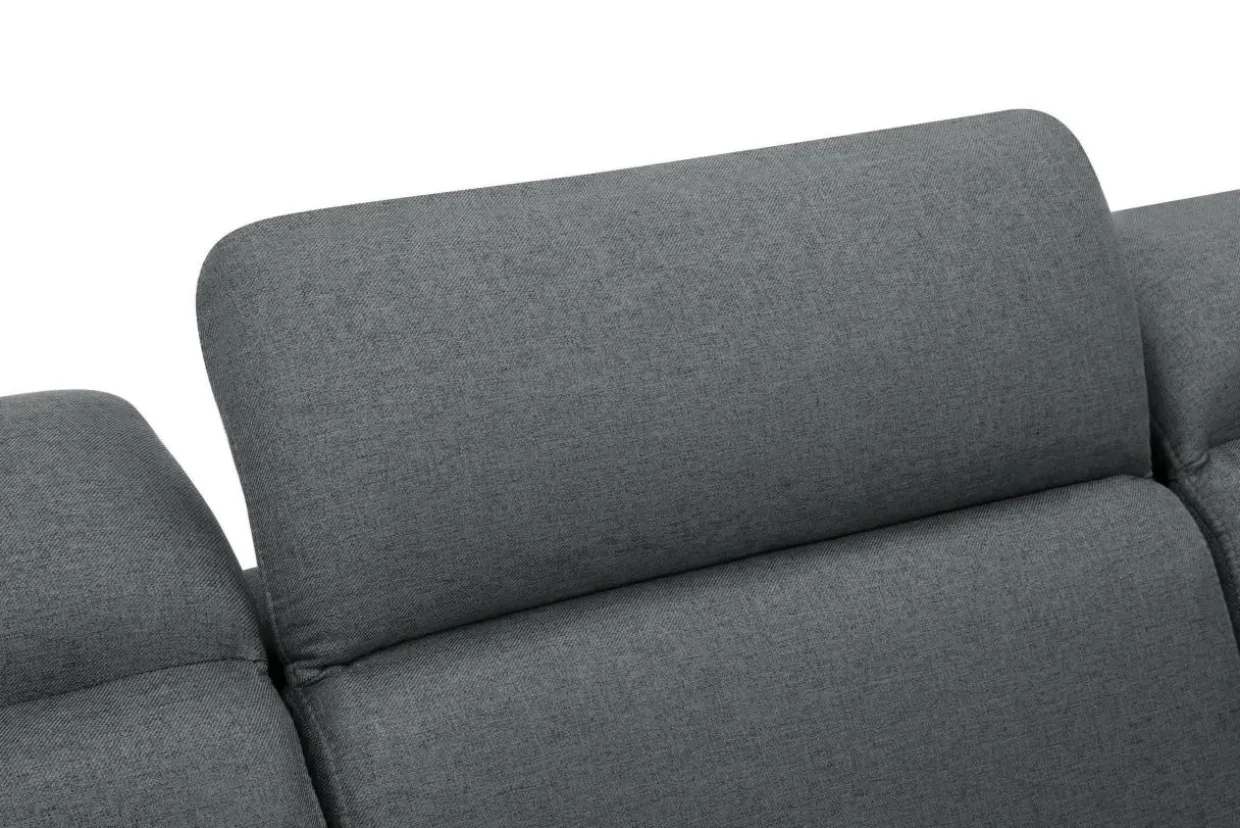 Narożnik rozkładany ciemnoszary ALDO lewy