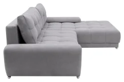 Narożnik rozkładany DL pikowany szary WAVE