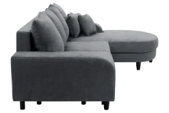 Narożnik rozkładany grafit NAPOLI prawy