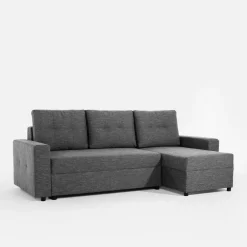 Narożnik rozkładany grafitowy ROBIN