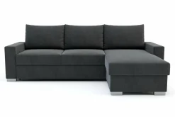 Narożnik rozkładany grafitowy GIANI