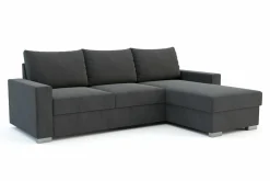 Narożnik rozkładany grafitowy GIANI