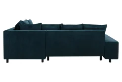 Narożnik rozkładany granatowy CALPE prawy