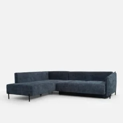 Narożnik rozkładany granatowy MARSYLIA lewy
