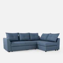 Narożnik rozkładany granatowy SORINO prawy