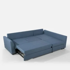 Narożnik rozkładany granatowy SORINO prawy