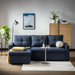 Narożnik rozkładany granatowy KOSEM