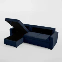 Narożnik rozkładany granatowy KOSEM