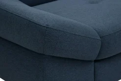 Narożnik rozkładany granatowy FABIO lewy