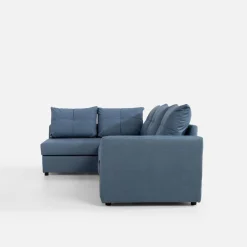 Narożnik rozkładany granatowy SORINO lewy