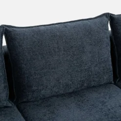 Narożnik rozkładany granatowy MARSYLIA prawy