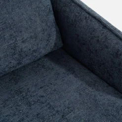 Narożnik rozkładany granatowy MARSYLIA prawy