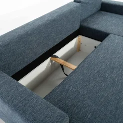 Narożnik rozkładany granatowy ROBIN