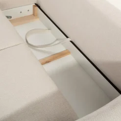 Narożnik rozkładany jasnobeżowy SOUL L lewy