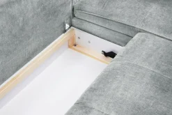 Narożnik rozkładany jasnoszary VIGO lewy