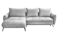 Narożnik rozkładany jasnoszary VIGO prawy