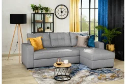 Narożnik rozkładany jasnoszary MEDINA