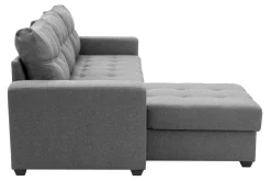 Narożnik rozkładany jasnoszary MEDINA