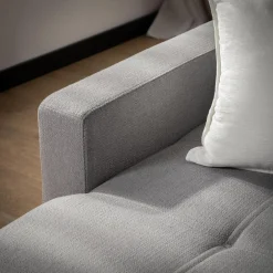 Narożnik rozkładany jasnoszary KOSEM