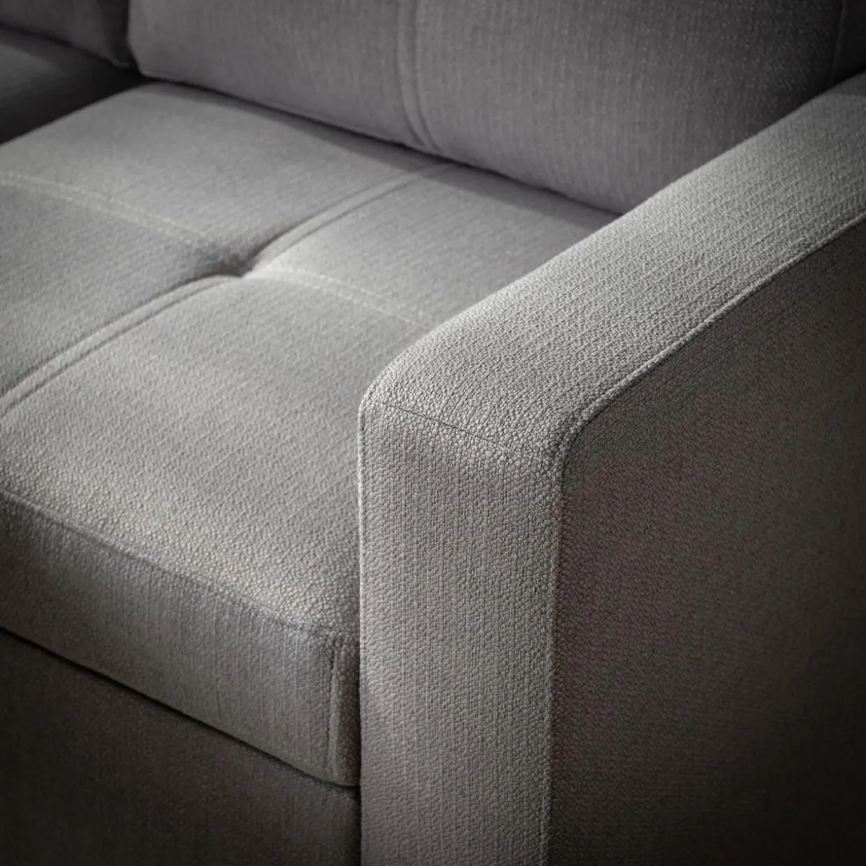 Narożnik rozkładany jasnoszary KOSEM