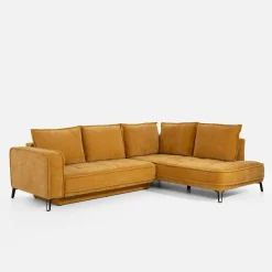 Narożnik rozkładany karmelowy SEGRE SET 2 prawy