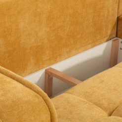 Narożnik rozkładany karmelowy SEGRE SET 2 prawy