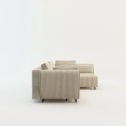 Narożnik rozkładany kremowy COCOLI prawy