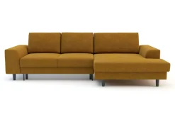 Narożnik rozkładany miodowy HARISON prawy