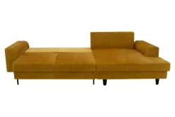 Narożnik rozkładany miodowy HARISON prawy