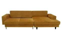 Narożnik rozkładany miodowy HARISON prawy