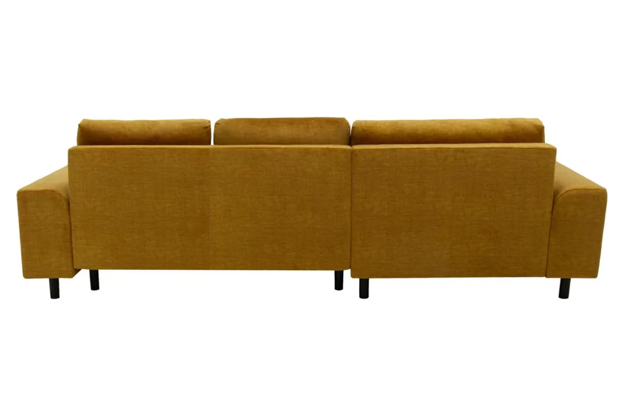 Narożnik rozkładany miodowy HARISON lewy