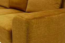 Narożnik rozkładany miodowy HARISON lewy