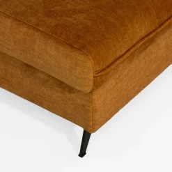 Narożnik rozkładany musztardowy GOJA lewy