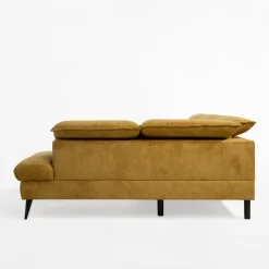 Narożnik rozkładany musztardowy ALESSIO L prawy