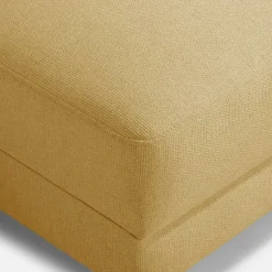 Narożnik rozkładany musztardowy PERA lewy