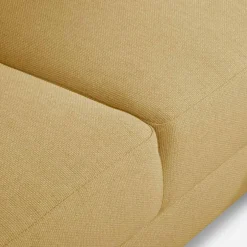 Narożnik rozkładany musztardowy PERA prawy